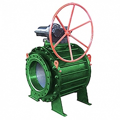 Кран шаровой Маршал 11с67п СФ фланец 150/100 (PN16) с редуктором