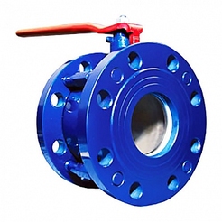 Кран шаровой Маршал 11с67п СФ фланец 125/100 (PN16) укороченный